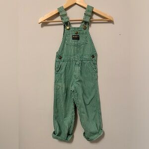 Vintage Oshkosh pinstripe overalls size 4